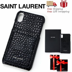 SAINT LAURENT サンローラン iPhone X Xs ケース 新品 本物保証 ギフト プレゼント 無料ギフトラッピング対応可！