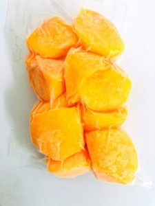 【KIMONO FRUITS】冷凍富有柿　冷凍柿　冷凍柿　国産（徳島産）　250ｇ　冷凍柿（徳島産）　