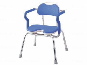 介護用 風呂椅子 介護用品 お風呂 介護椅子 ひじ掛け付シャワーベンチＲＥ−Ｕ ブルー