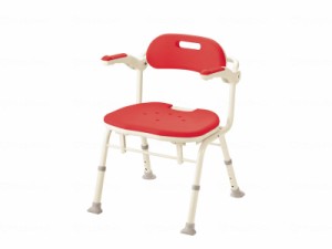 介護用 風呂椅子 介護用品 お風呂 介護椅子 折りたたみシャワーベンチＩＳ レッド