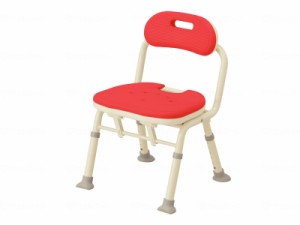 介護用 風呂椅子 介護用品 お風呂 介護椅子 コンパクト折りたたみシャワーベンチＩＣ レッド