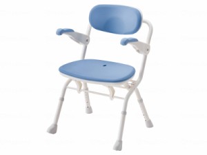 介護用 風呂椅子 介護用品 お風呂 介護椅子 楽らく開閉シャワーベンチ　Ｓ ブルー