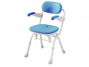 介護用 風呂椅子 介護用品 お風呂 介護椅子 楽らく開閉シャワーベンチ　Ｓコンパクト ブルー