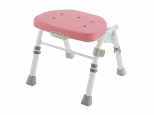 介護用 風呂椅子 介護用品 お風呂 介護椅子 折りたたみシャワーチェアＭ型背なし ピンク