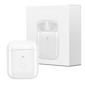 Uluck Airpods 充電ケース、Airpods ケース交換用 AirPods 1 & 2、Airpods 1 & 2との交換性あり、Airp