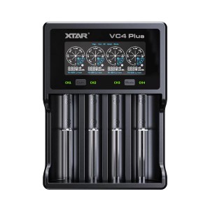 リチウムイオン電池 18650 充電器 XTAR VC4 Plus (VC4SL同モデル)単三?単四?ニッケル水素/ニカド電池?18650?2170