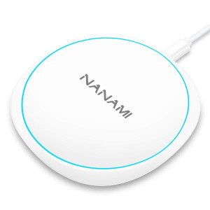 NANAMI ワイヤレス充電器 Qi認証 最大15W出力 USB Type-C ポート iPhone 15/14/13/12シリーズ/SE第2世代/