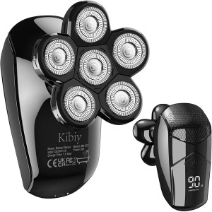 スキンヘッド シェーバースキンヘッド シェーバー Kibiy 5-in-1 5Dフローティングヘッド シェーバー メンズ 電気シェーバー 髭剃り 電