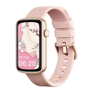 SHANG WING スマートウォッチ レディース リストバンド 型 腕時計 iPhone/Android対応 Smart Watch 着信通知 睡