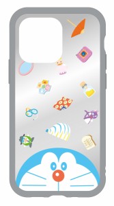 iPhpne13Pro対応スマホケース ドラえもん DORAEMON llllfit CLEAR イーフィットクリア ハイブリットケース ひみつ道具 送料無料