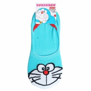 ドラえもんグッズ レディースフットカバーソックス 靴下 くるぶし スニーカー パンプス Doraemon フェイス