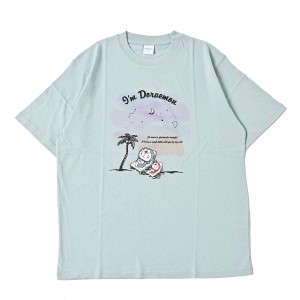 ドラえもんグッズ Tシャツ メンズ レディース 半袖 キャラクター トップス ImDoraemon ビーチベッド バス 大人用 男女兼用