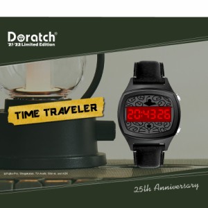 ドラえもんグッズ 腕時計 ドラッチ 21-22 リミテッドエディション TIME TRAVELER デジタル時計 送料無料