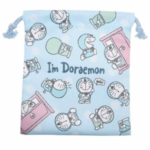 ドラえもんグッズ 巾着袋 きんちゃくポーチ コップ入れ 給食袋 ImDoraemon アイムドラえもん キャラクター 入園 入学 準備 新生活