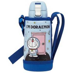 ドラえもん 水筒 保冷 カバー付 ダイレクトステンレスボトル 600ml 携帯用魔法瓶 ImDoraemon 宇宙さんぽ キャラクター グッズ サンリオ 