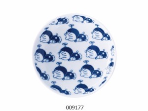 ドラえもん 小皿 波佐見焼 10cm 丸皿 タケコプター 白 青 磁器 電子レンジ 食洗器 対応 Doraemon キャラクター 金正陶器