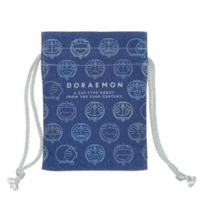 ドラえもん グッズ 豆巾着 ミニサイズ 小物入れ 小さい 小袋 DORAEMON リトルアイコン フェイス BL ブルー DRAN-184 キャラクター