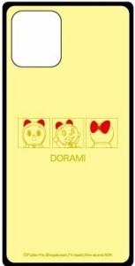 iPhpne12mini対応スマホケース ドラえもん/Im Doraemon スクエアガラスケース ドラミちゃん