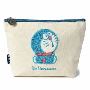 ドラえもん グッズ ポーチ 小物入れ コスメポーチ ImDoraemon ドラえもんパターン 帆布生地 サガラ刺繍 キャラクター