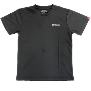メンズ Tシャツ 半袖 OUTDOOR 胸元ワンポイント ロゴ刺繍 ドライ 男性 大人用 女性 レディースオーバーサイズ 送料無料