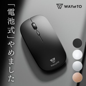 マウス Bluetooth 無線 充電式 薄型 静音 ワイヤレス マウス ブルートゥース マウス 電池 内蔵 2.4GHz コンパクト 3DPI 光学式 Mac Windo