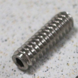 Montreux Saddle height screws 5/16 inch Stainless (12) No.482 弦高調整用イモネジ