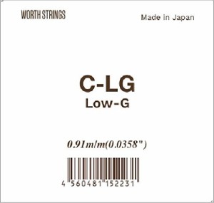 【Worth】 C-LG Low-G 単弦 クリア フロロカーボン弦 (ウクレレ用)【送料無料】