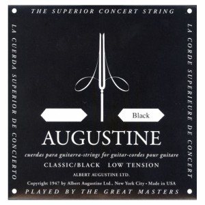 AUGUSTINE BLACK 6st クラシックギター弦 バラ弦×6本