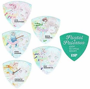 【5種各3枚 計15枚セット】ESP×バンドリ！ BanG Dream! ガールズバンドパーティ！ Pastel*Palettes 第3弾 ギター ピック セット