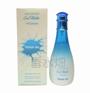 ダビドフ クールウォーター ウーマン フリーズ ミー EDT SP 100ml 香水 フレグランス 箱ダメージ有り