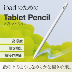 即日発送 タッチペン 多機能 iPad タブレット スタイラス ペン 傾きセンサー 細い 極細 充電式 高感度 軽量 持ちやすい 書きやすい Pro 
