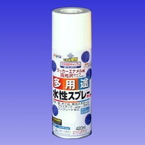 アサヒペン  水性多用途スプレー　つや消しクリア　４２０ｍｌ