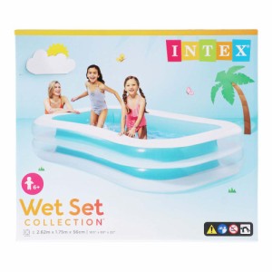 INTEX  スイムセンタープール５６４８３Ｊ　２６２Ｘ１７５ｃｍ