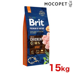 Brit[ブリット] プレミアムbyネイチャー スポーツ 15kg ドライ 成犬用 4589567251248 #w-162239-00-00