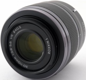 望遠レンズ ニコン ミラーレス おすすめ Nikon 1 NIKKOR VR 30-110 ブラック 中古 保証 レンズフード付き