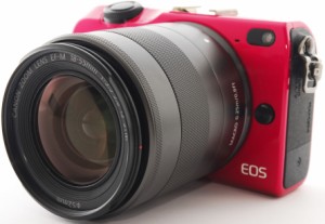 キヤノン ミラーレス CANON EOS M2 レンズキット レッド 中古 Wi-Fi搭載 新品SDカード付き 届いてすぐに使える