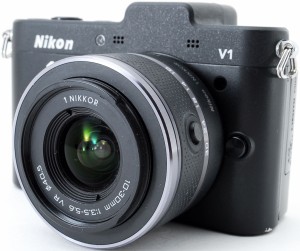ニコン ミラーレス Nikon 1 V1 ブラック レンズキット 中古 新品SDカード付き 届いてすぐに使える