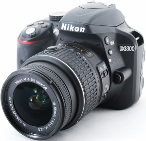 ニコン デジタル一眼 Nikon D3300 レンズキット 中古 Wi-Fi機能SDカード付き スマホに送れる 届いてすぐに使える