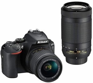 ニコン デジタル一眼 Nikon D3500 ダブルズームキット 中古 新品SDカード付き 届いてすぐに使える Bluetooth 搭載 美品