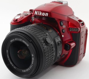 ニコン デジタル一眼 Nikon D5300 レッド レンズキット 中古 Wi-Fi搭載 新品SDカード付き 届いてすぐに使える