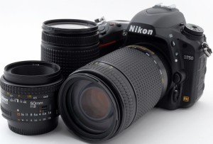 ニコン デジタル一眼 中古 Wi-Fi搭載 Nikon D750 トリプルレンズセット 中古 Wi-Fi搭載 新品SDカード付き 届いてすぐに使える