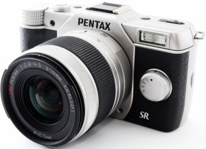 ペンタックス ミラーレス PENTAX Q10 レンズキット シルバー 中古 新品SDカード＆予備バッテリー付き 届いてすぐに使える