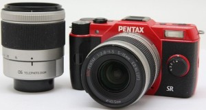 ペンタックス ミラーレス PENTAX Q10 ダブルズームキット レッド 中古 新品SDカード付き 届いてすぐに使える