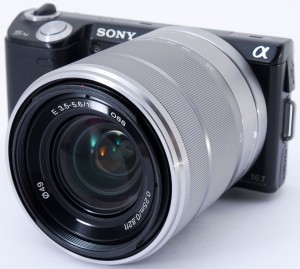 ソニー ミラーレス一眼 SONY α NEX-5N ブラック レンズキット 中古 新品SDカード付き 届いてすぐに使える