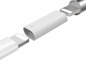  apple pencil 充電 コネクタ Lightning アダプタ (メス-メス) アップルペンシル 充電 コネクタ