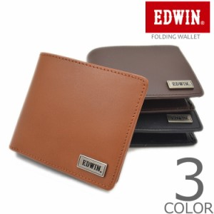 【全3色】 EDWIN エドウィン ウォレット 二つ折り 財布 メンズ レディース 男女兼用