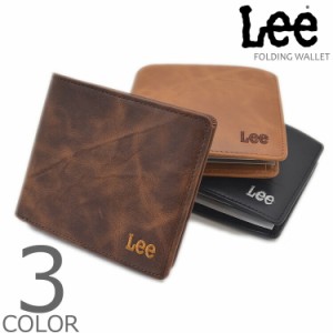 【全3色】 LEE リー ウォレット 二つ折り 財布 中ベラ メンズ レディース 男女兼用