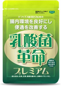 乳酸菌革命プレミアム 乳酸菌サプリ ビフィズス菌BB536 + ラブレ菌 + ガセリ菌 など 16種類の乳酸菌 31日分