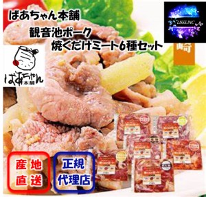 ばあちゃん本舗 観音池ポーク 焼くだけミート6種セット みやざきブランドポーク お弁当のおかず おつまみ 産地直送 正規代理店