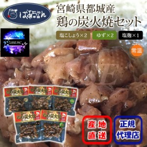 ばあちゃん本舗 都城産鶏の炭火焼3種セット 宮崎 都城産鶏肉 おつまみ おかず 産地直送 正規代理店